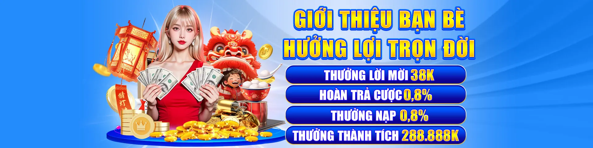Hình ảnh banner chính 56win08 với các trò chơi đa dạng